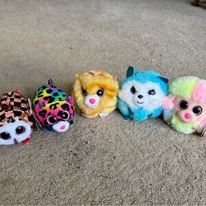 Lot of 5 of Ty Beanie Babies